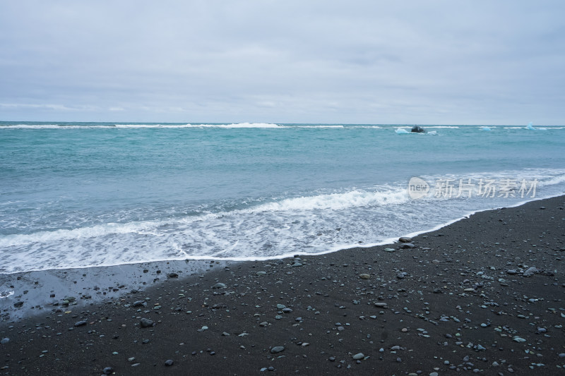 冰岛，钻石沙滩/黑沙滩，DIAMOND BEACH