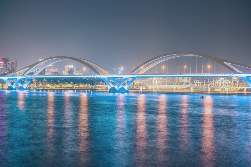 柳州广雅大桥夜景