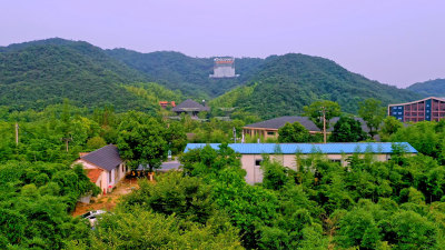 湖州莫干山郡安里度假酒店航拍