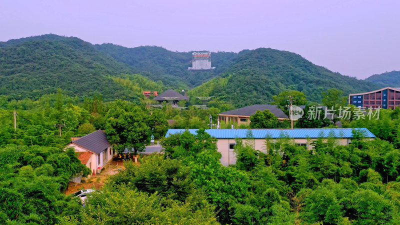 湖州莫干山郡安里度假酒店航拍