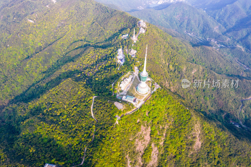 深圳梧桐山航拍图