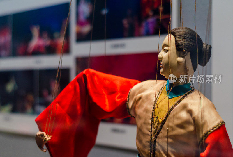 中国非物质文化遗产,传统戏曲中的线牵木偶