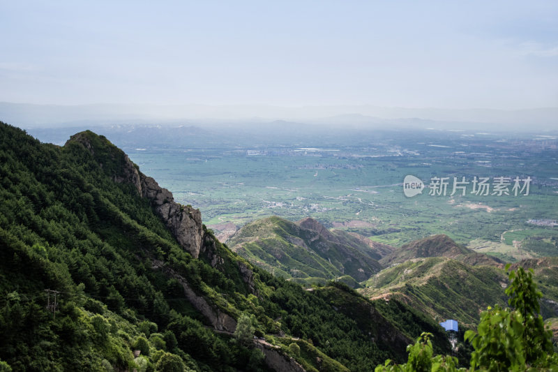 山西省忻州禹王洞外风景