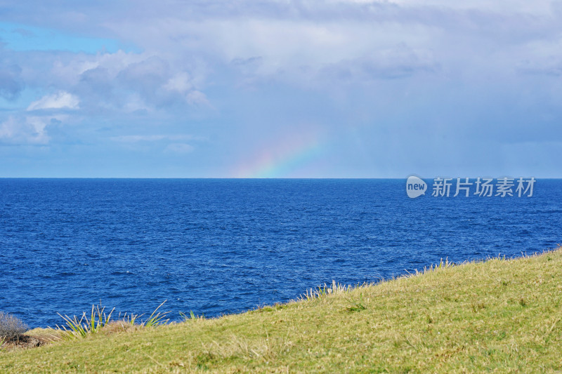 澳大利亚kiama小镇，海上彩虹