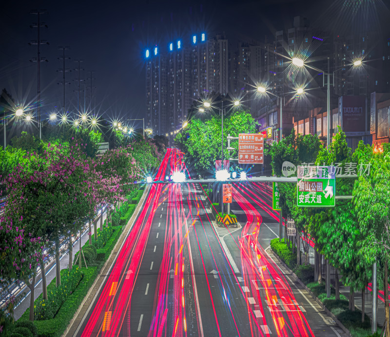 高清城市夜景灯光