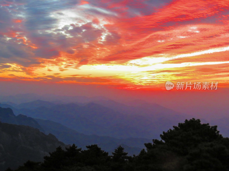 中国安徽黄山旅游风光