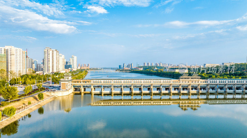 湖北省随州市涢水河府河上的舜井大桥