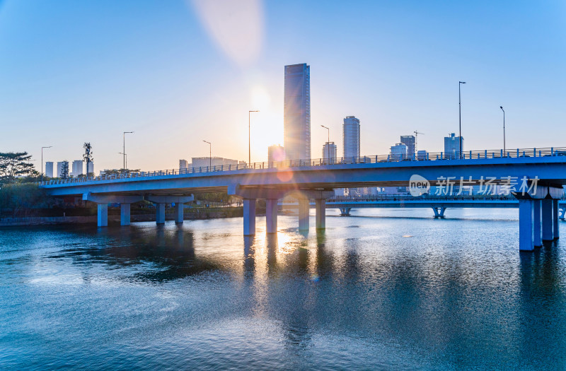 深圳湾后海二桥与滨海城市豪宅建筑