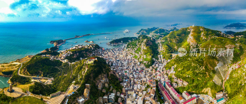 浙江/温岭/海边小镇/全景/航拍