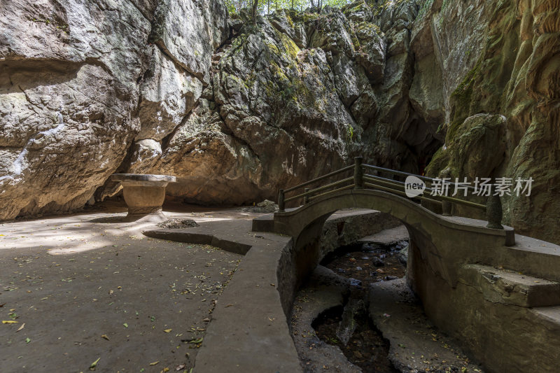 武汉江夏区白云洞景区风景