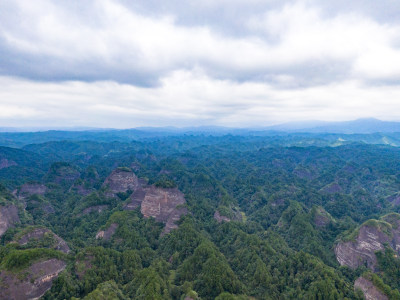 湖南怀化万佛山4A景区航拍摄影图