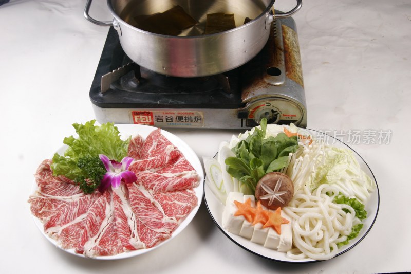 日式涮牛肉火锅