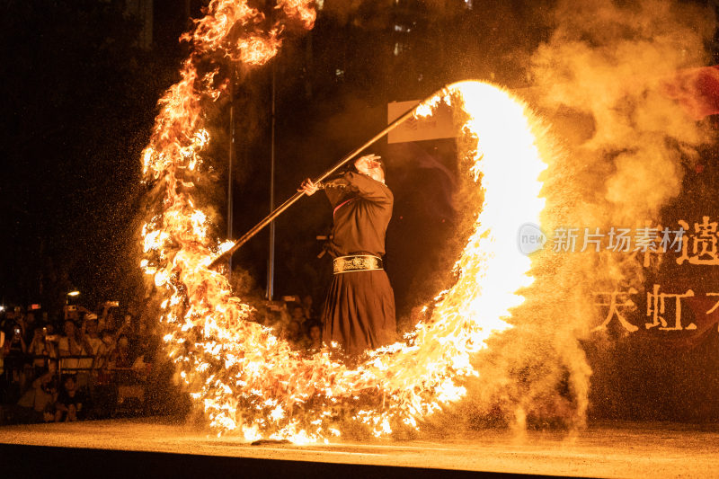 火壶表演