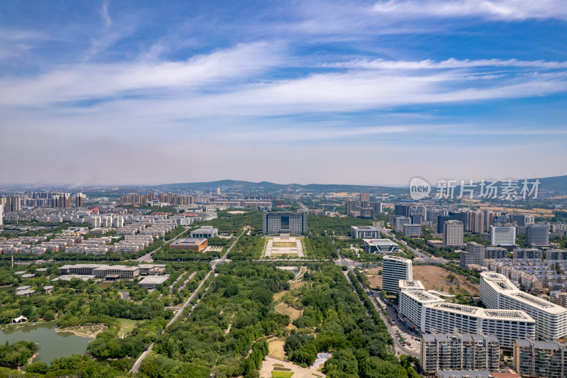 平顶山市政府航拍图