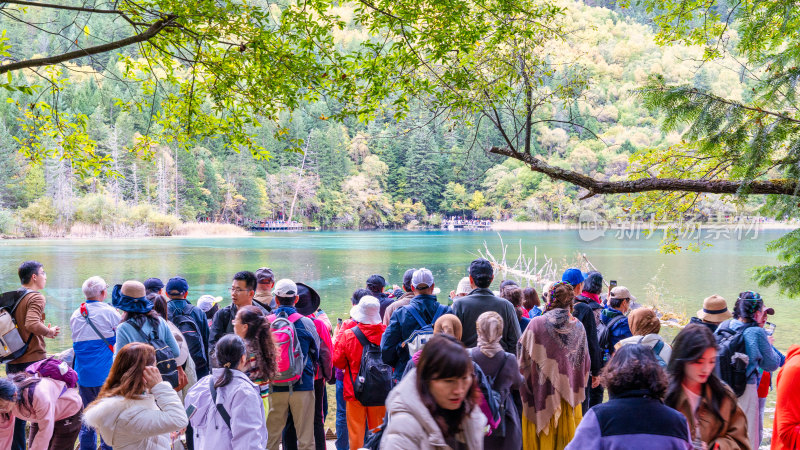 10月份的四川九寨沟景区