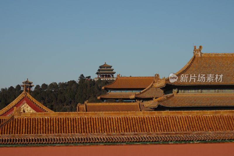 故宫经典建筑外观全景