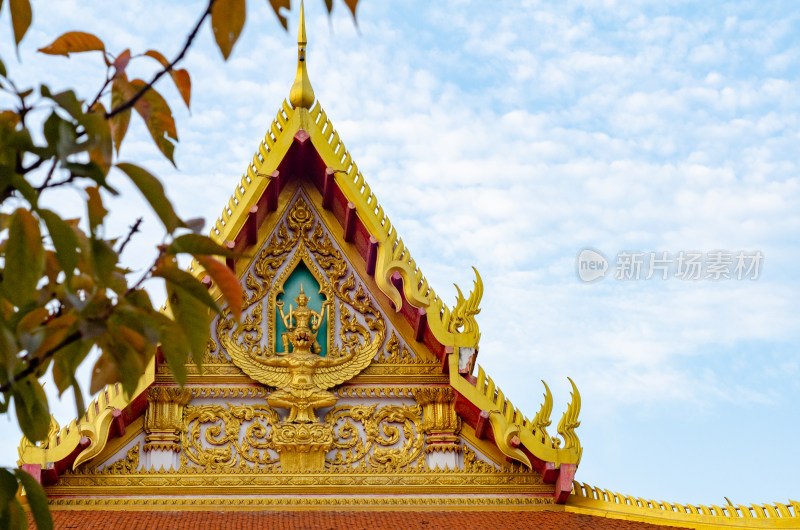 洛阳市白马寺泰国佛殿苑的泰式风格佛寺建筑