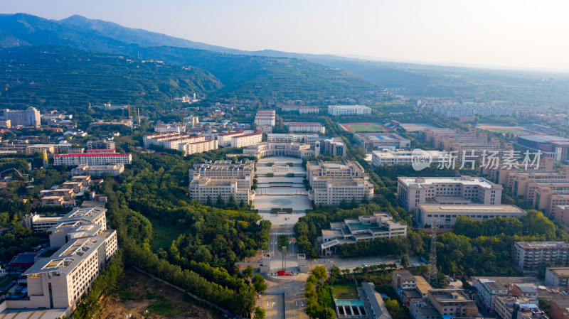 西安科技大学临潼校区航拍