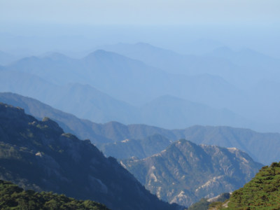 中国安徽黄山旅游风光