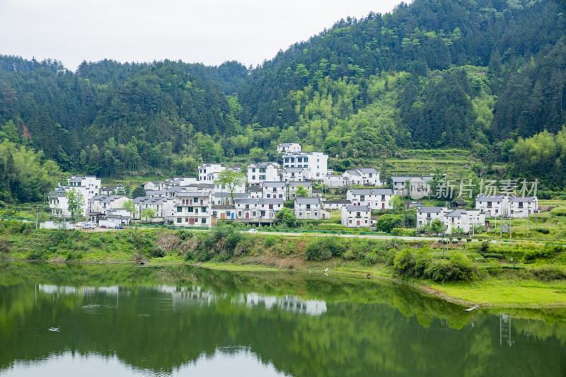 江西徽派建筑农村风景