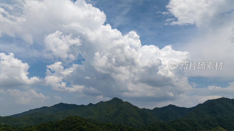 航拍西湖名胜风景区西湖群山