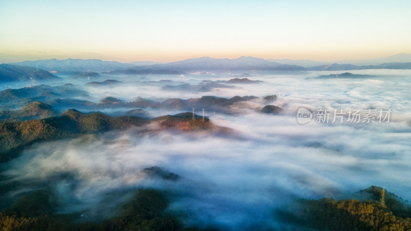 云海 全景 俯拍 航拍