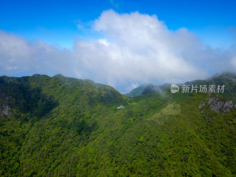 高黎贡山南斋公房远景航拍