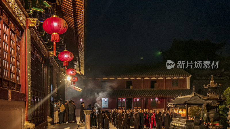 浙江天台山高明寺禅院风景