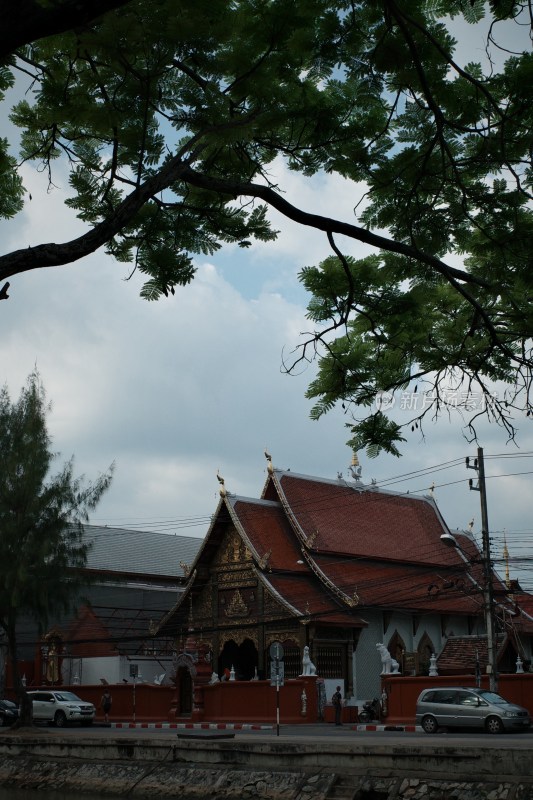 泰国寺庙清迈契迪龙寺