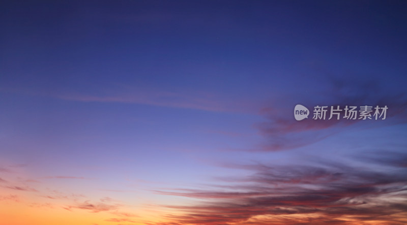 日落夕阳西下晚霞余晖火烧云自然景观