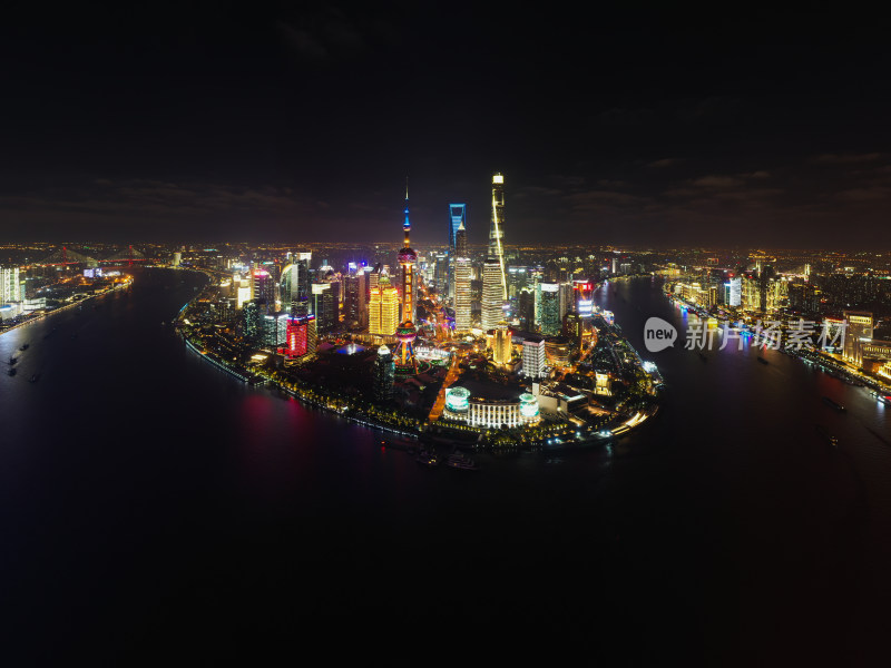 上海陆家嘴城市夜景