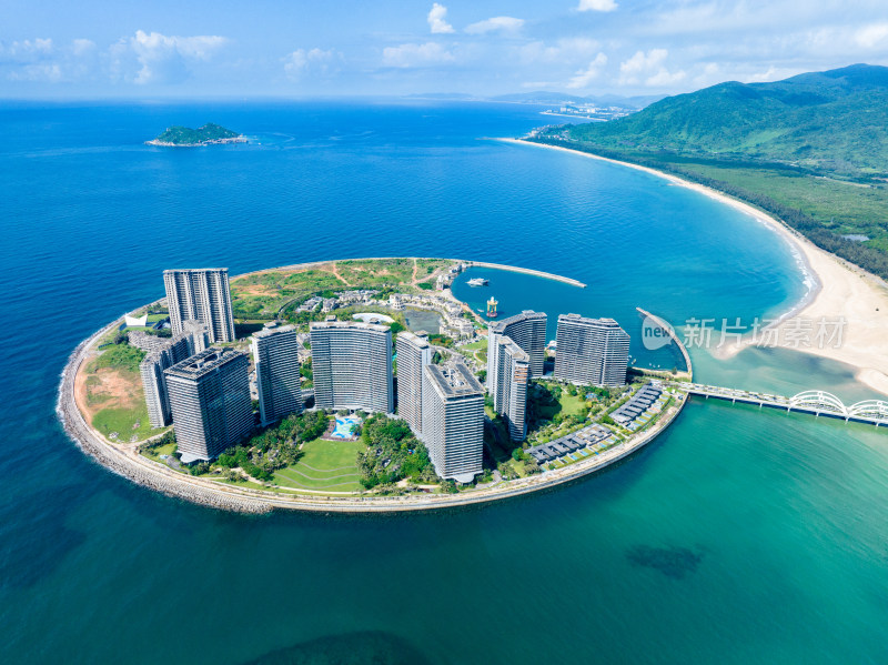 海南万宁融创日月湾航拍