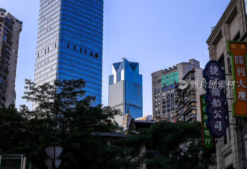 重庆城市生活街道建筑景点