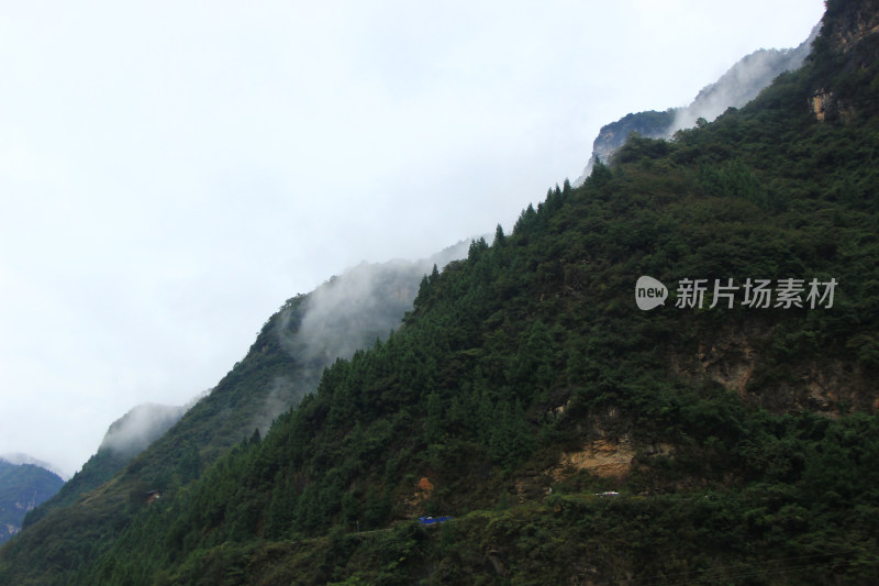 雨后深山云雾实拍