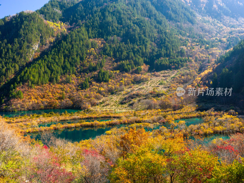 九寨沟秋景