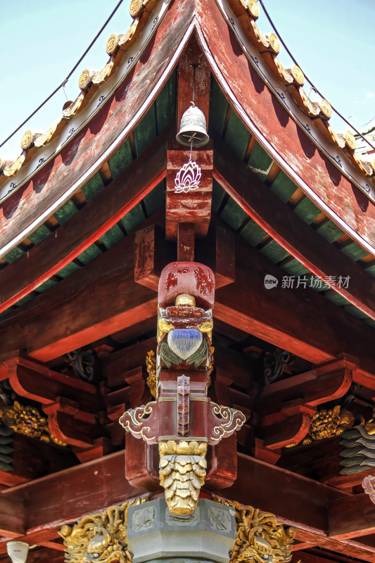 潮州开元古寺古建筑特写