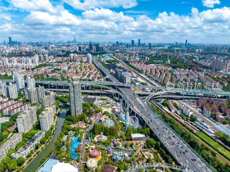 上海城市航拍全景