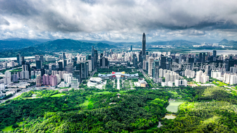 深圳城市风光全景图