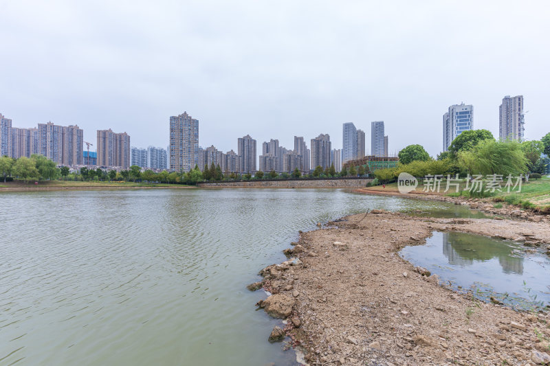 武汉江夏区韵湖湿地公园风景