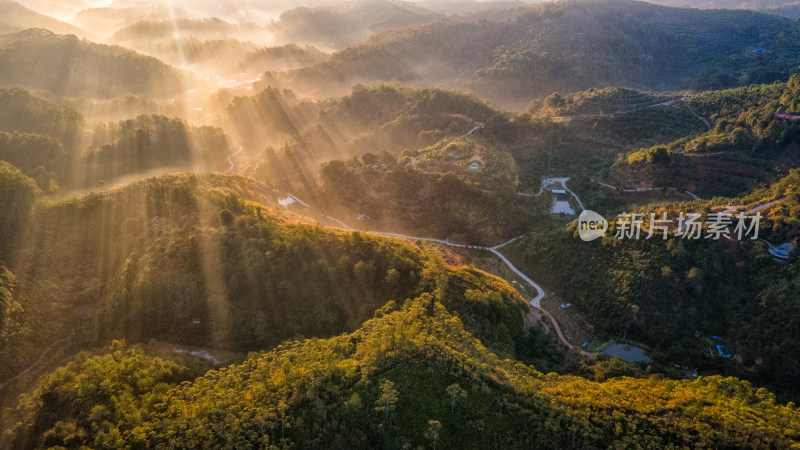 水墨画山水云海山