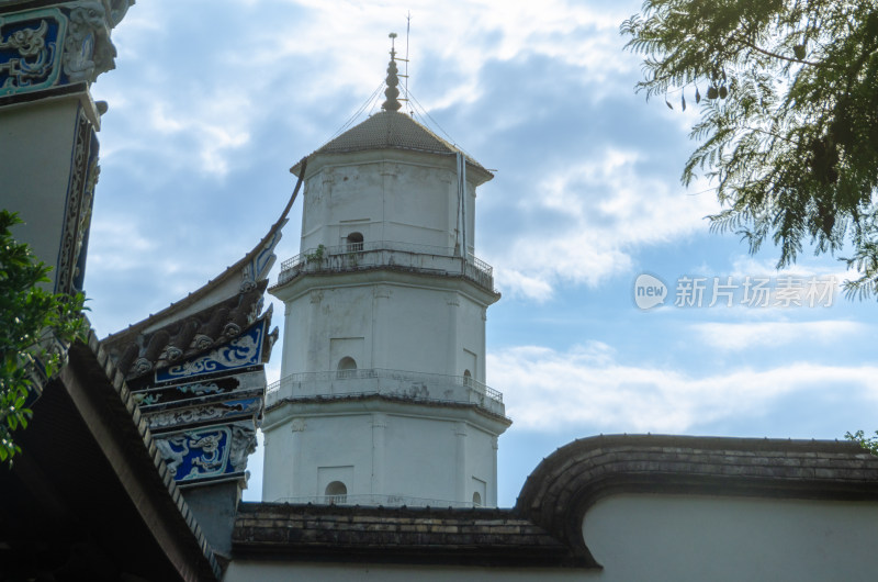 亚洲中国福建省福州市于山风景区定光寺白塔