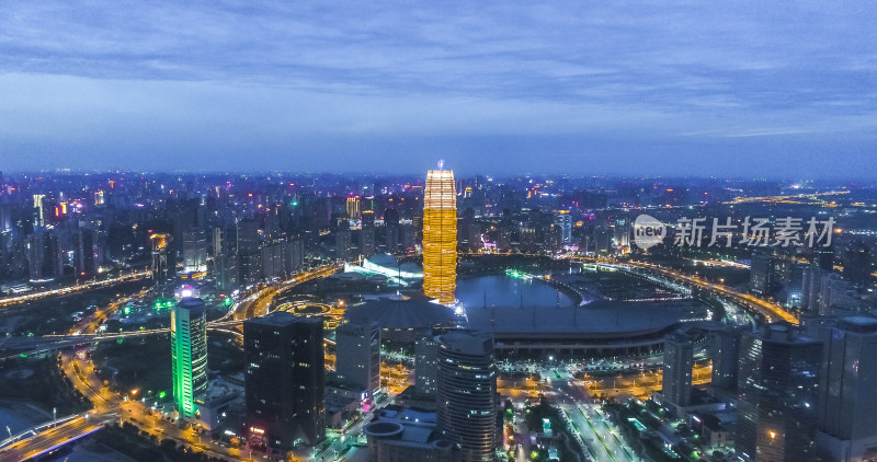 河南郑州城市风光