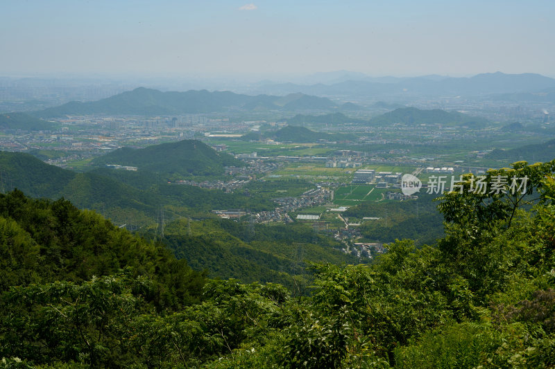 杭州同盘顶山山顶风光