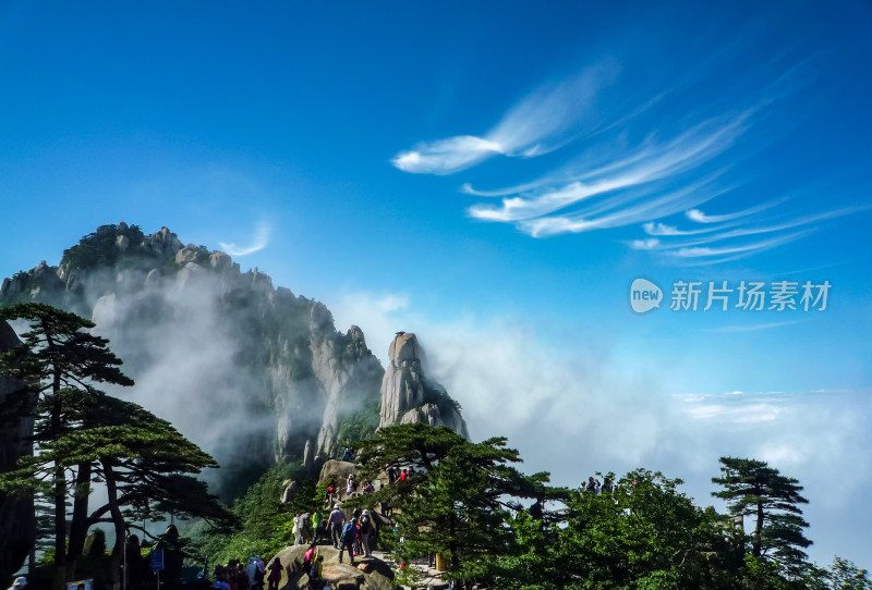 大美中国自然风光黄山风景区旅游景点