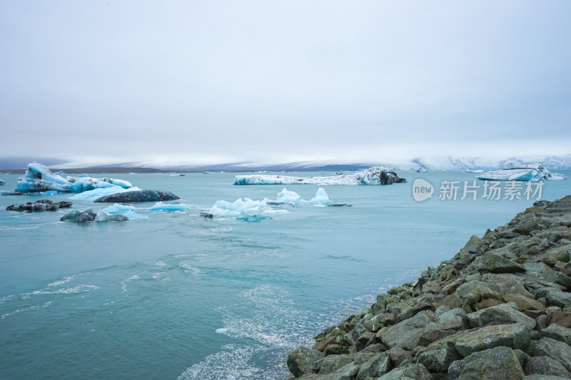 冰岛，杰古沙龙冰河湖，潟湖