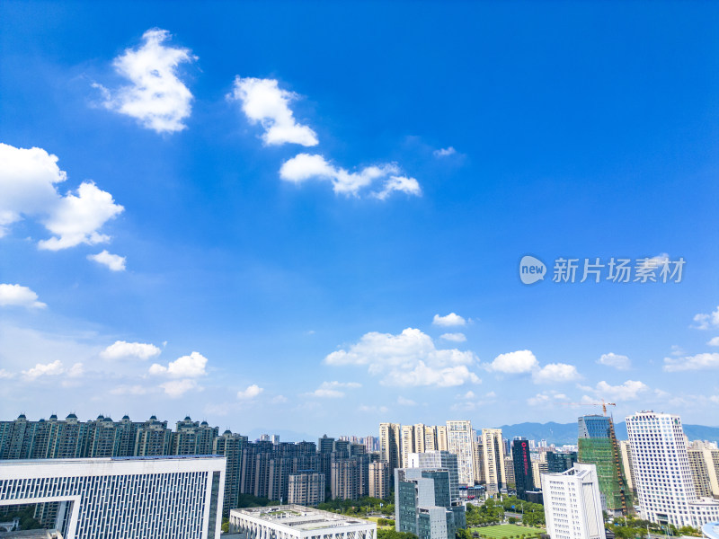 江西吉安城市风光航拍摄影图