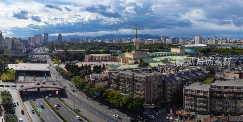 北京城市景观全景