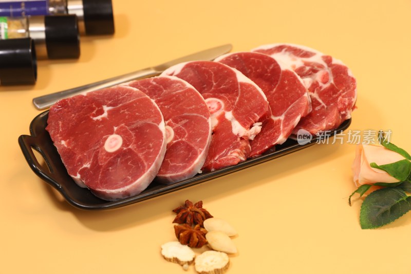 盐池滩羊 后腿切片 后腿肉 炖肉 烧烤 煎烤