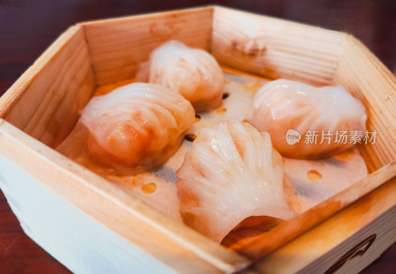 广东早茶点心虾饺