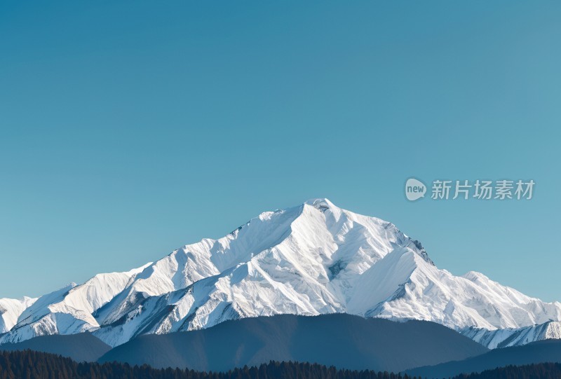 雪山高原草原森林风景